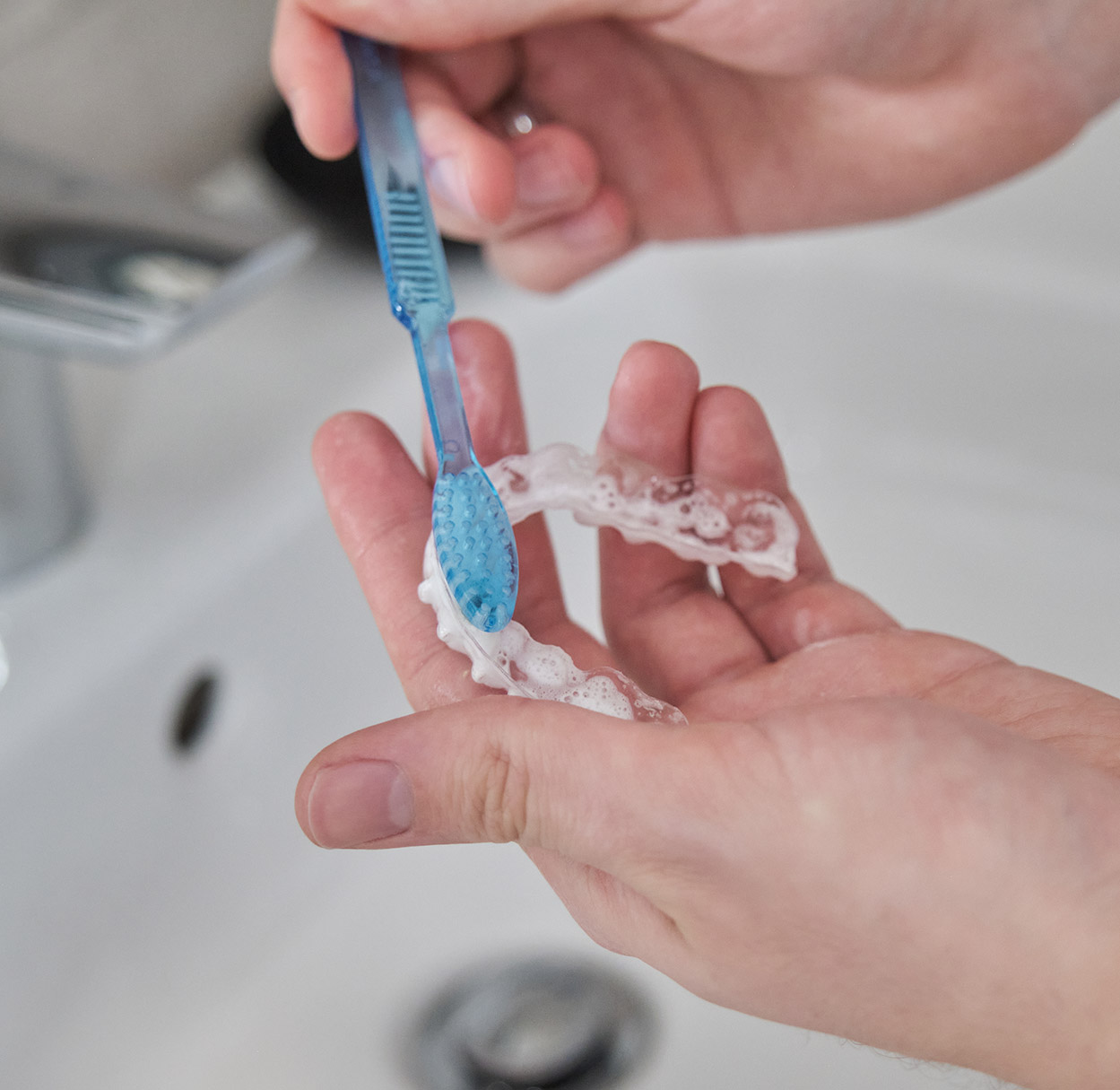 How Invisaligns are kept clean Carson CA